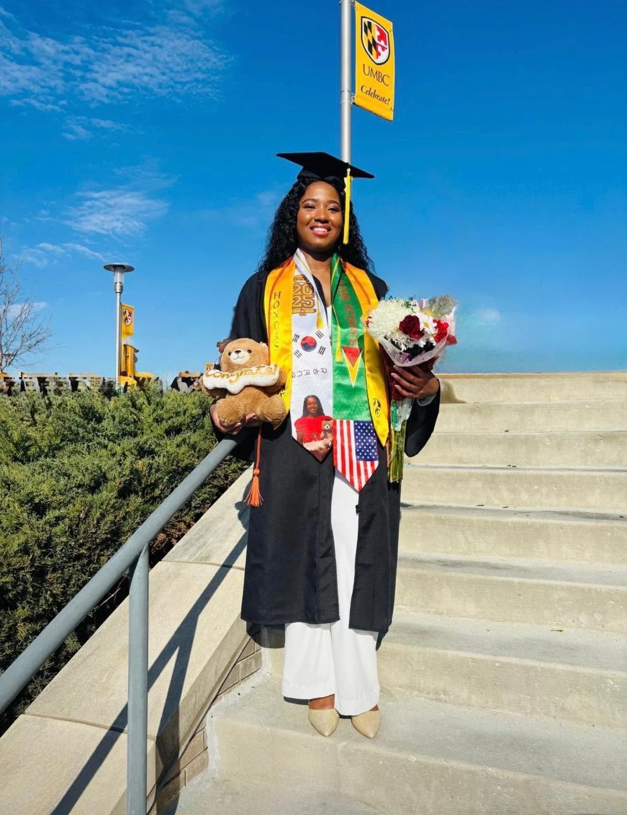 Akeela Ralph in graduation attire